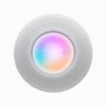 HomePod mini blanco vista aerea