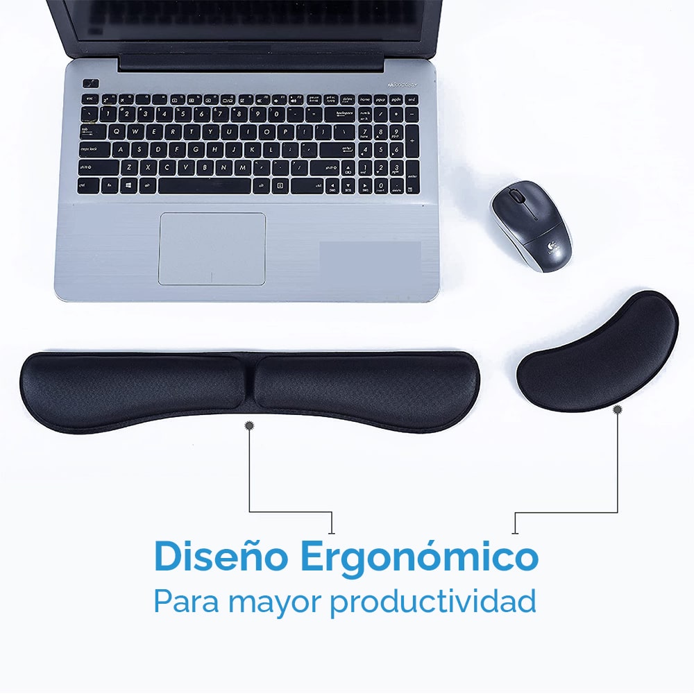 Mouse Pad Ergonómico con Memory Foam - UltraMed- Plantillas