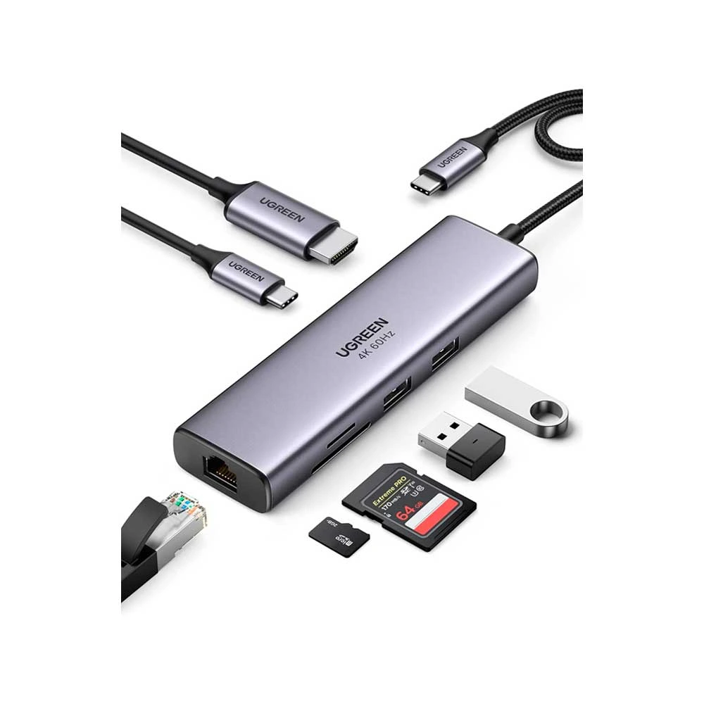 HUB-7-in-1-USB-C Hub multipuerto USB-C   7 en 1 con HDMI 4K - Image 1