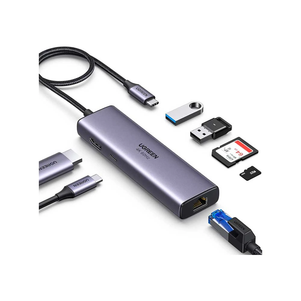Multipuerto-7-in-1-USB-C Hub multipuerto USB-C   7 en 1 con HDMI 4K - Image 2