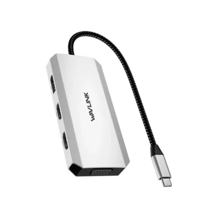 Adaptador USB-C 4 Pantallas HDMI 4K - Hub 7 en 1 para Mac